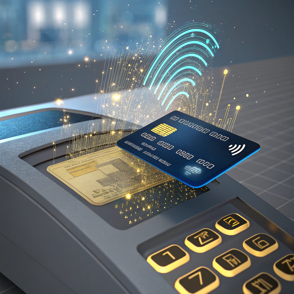 Credit card with RFID