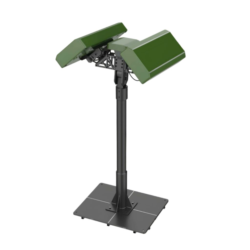 Fixed Counter-UAV Electronic Wall with Shielding Function